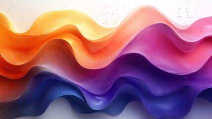 Abstract wave pattern gradients and vibrant colors