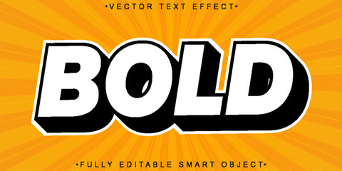 Poster - Bold Vector Fully Editable Smart Object Text Effect