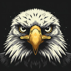 The eagle vector image