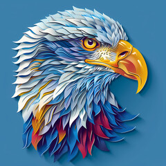 The eagle vector image