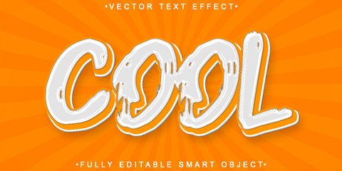 Poster - Cartoon Cool Super Vector Fully Editable Smart Object Text Effect