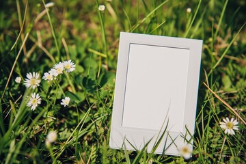 Wall Mural - Polaroid flower nature plant.