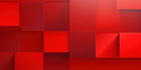 Red minimalistic geometric abstract background with seamless dynamic square suit for corporate, business, wedding art display products blank 