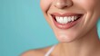 © Ruslan Gilmanshin - Beautiful female smile after teeth whitening procedure. Dental care. Dentistry concept