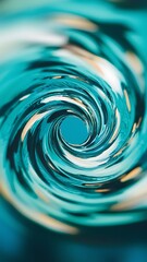 Wall Mural - Blurred blue abstract background. Abstract teal background. Blurred turquoise water backdrop. illustration for your graphic design, banner, summer or aqua poster