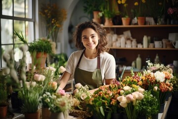 Poster - Florist flower gardening nature.