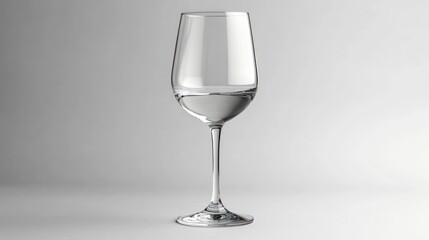 Poster - Glass of Water on a White Background