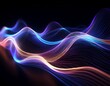 © oxie99 - abstrakter Hintergrund, 3D Welle