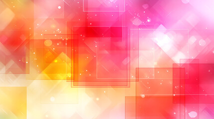 Aufkleber - Vibrant abstract background with geometric shapes and soft colors creating a warm, artistic atmosphere for creative design projects