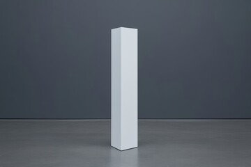 Poster - 3D rendering of blank digital billboard in modern interior room.