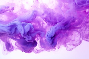 Shiny smoke. Glitter fluid. Ink water. Magic mist. Lavender color particles texture paint vapor storm wave