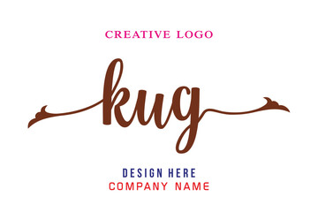 KUG  lettering logo is simple, easy to understand and authoritative