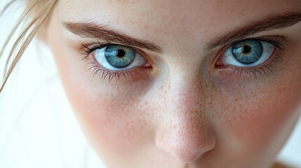 Canvas Print - Close-up of a Young Woman's Eyes