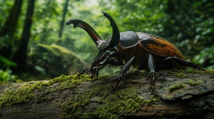 Sticker - Beetle in Rainforest