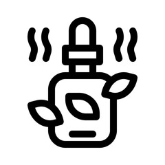 Poster - aromatherapy line icon