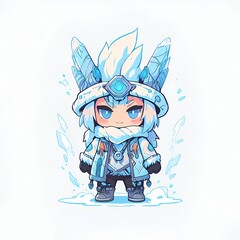 Sticker - Cute Winter Character Illustration