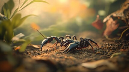 Wall Mural - Whip Scorpion in the Sunlight