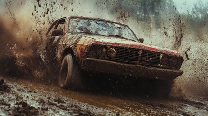 Muddy Car Race: A Splash of Adrenaline