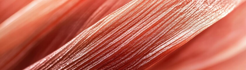 Poster - Close-up image highlighting the intricate textures and soft tones of flowing fabric, evoking a sense of warmth and elegance.
