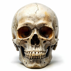 skull on white background