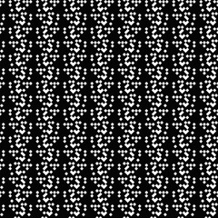 Poster - Seamless black and white geometrical pattern background - repetitive abstract vector graphic design