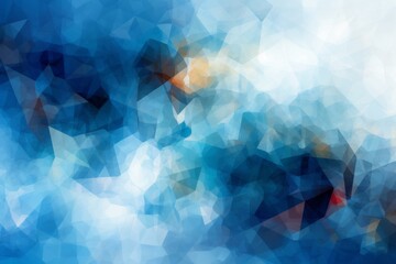 Wall Mural - Abstract Blue and White Geometric Background