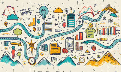  investment and business graphic advertising backgrounds