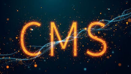 Content management systems for building modern websites for business and portfolio interface