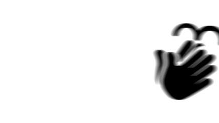Poster - Animation set, washing hands symbol. Animations: transparency, zooms, transition top to down, transition left to right, slide up to down, slide left to right