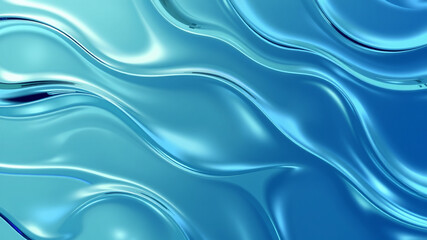 Wall Mural - Wavy Glass Shapes Background Texture