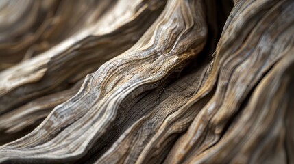 Close-Up of Twisted Tree Bark