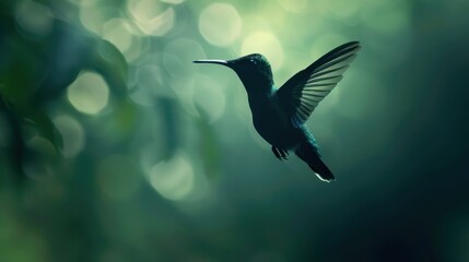 Canvas Print - Hummingbird in Flight