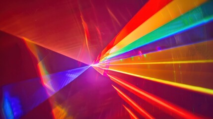 Poster - Rainbow Light Beam