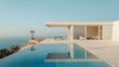 © Molang Visual - Minimalist Modern Home with Infinity Pool and Ocean View