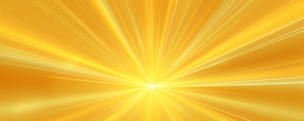 Wall Mural - Sun rays background with gradient color, yellow and gold, vector illustration