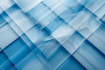 Wall Mural - Abstract Blue Glass Pattern