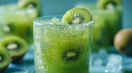 Canvas Print - Kiwi Smoothie Refreshment: kiwi