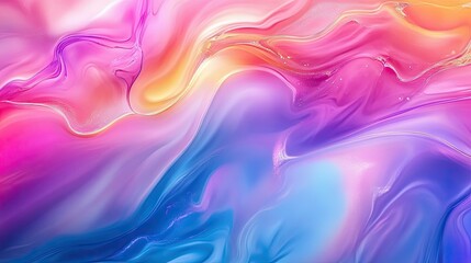Poster - Abstract background with moving colors and fluid patterns, creating a dynamic and eye-catching effect perfect for modern design templates.