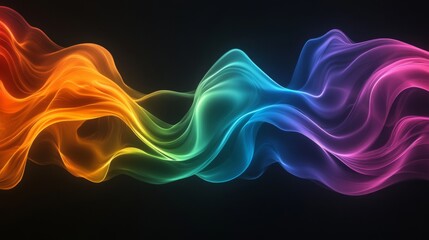 Poster - Abstract Colorful Wave