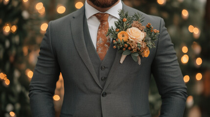 groom in suit