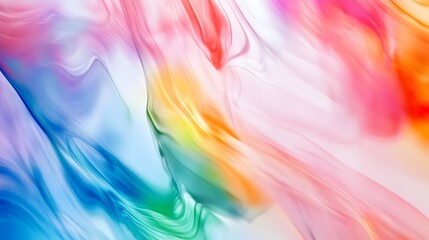 Poster - Abstract colorful swirls and waves.