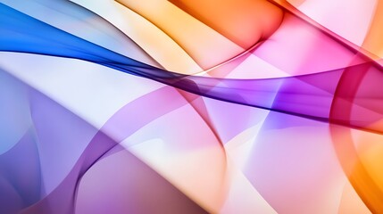 Poster - Abstract colorful background with flowing lines.