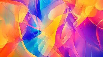 Poster - Abstract art with vibrant colors.