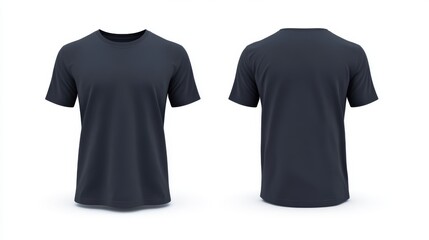 this navy blue tshirt mockup is perfect for retail campaigns, branding, and fashion projects, showca