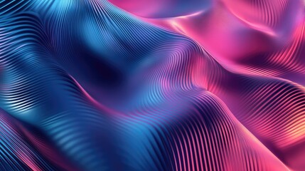 Fototapete - Dynamic wave background with sleek gradients and energetic lines, offering a modern and visually compelling backdrop for tech and creative uses.