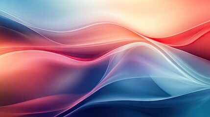 Fototapete - Dynamic wave design with smooth, energetic lines and modern gradients, offering a sophisticated and contemporary backdrop for digital and print media.