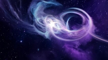 Wall Mural - moving nebulas space travel hyperlapse floating through galaxy stars planet universe cosmic travel o