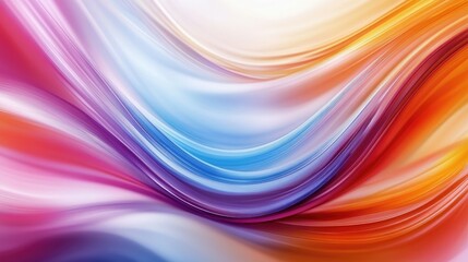 Poster - Elegant wave design with dynamic motion and vibrant hues, providing a modern and engaging background for various digital and print applications.