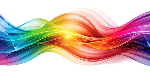 Leinwandbilder - a dynamic and colorful abstract spiral waves