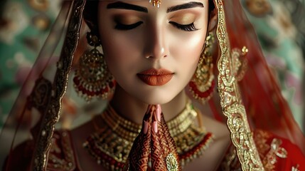 https://s.mj.run/m9-LB7x9Vk4 myself, a persian blogger in india as an icon, indian bride, eyes closed --ar 16:9 --iw 2 --v 6 Job ID: 709b9145-553f-414f-b88f-b0b7d9e2f64b